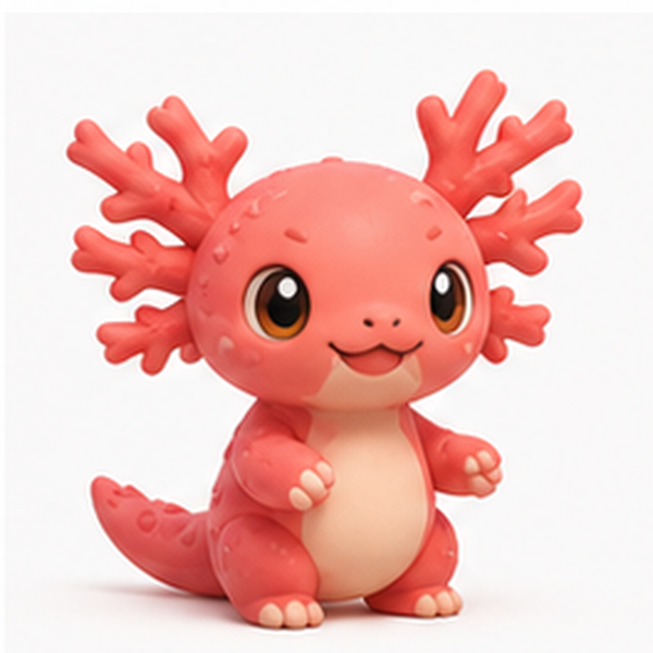 Original coral pink reef creature card for a Toon Tone style challenge